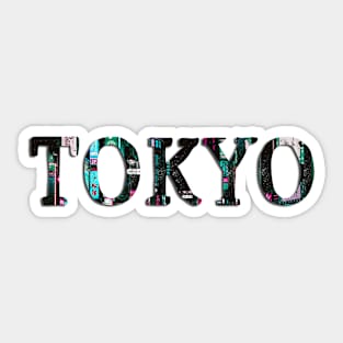 Sci Fi Tokyo City Sticker